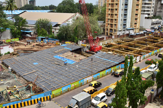 Aerial view - Mumbai Central