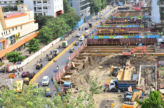 Aerial view - Mumbai Central