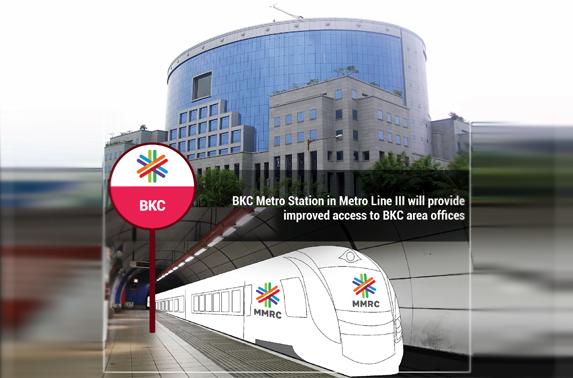 BKC Metro Station in Metro Line III will provide improved access to BKC area offices