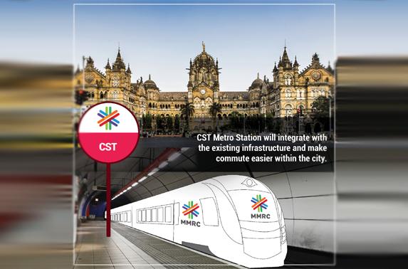 CST Metro Station will integrate with the existing infrastructure and make commute easier within the city