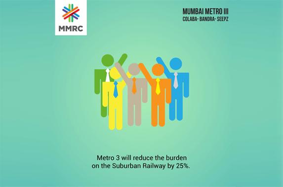 Metro 3 will reduce the burden on the Suburban Railway by 25%