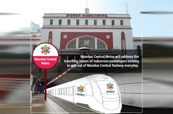 Mumbai Central Metro will address the travelling issues of numerous passengers coming in and out of Mumbai Central Railway everyday