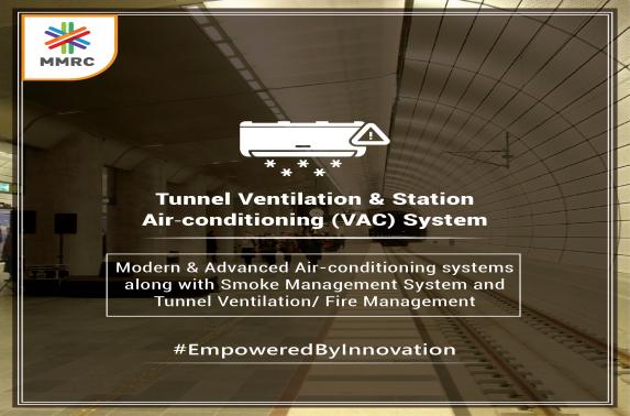 Tunnel ventilation and station air conditioning (vac) system