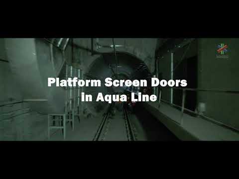 Embedded thumbnail for Metro Line-3 is Mumbai&amp;#039;s first fully underground metro using full height Platform Screen Doors.