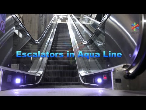 Embedded thumbnail for Escalators in Aqua Line